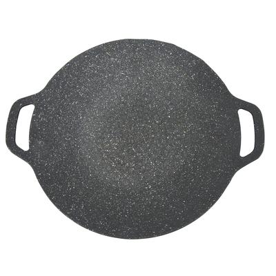 Yakimaru BBQ Grillplaat, 6-laagse coating, Compatibel met Elektrische/Gasfornuizen/Kookplaten (34cm)