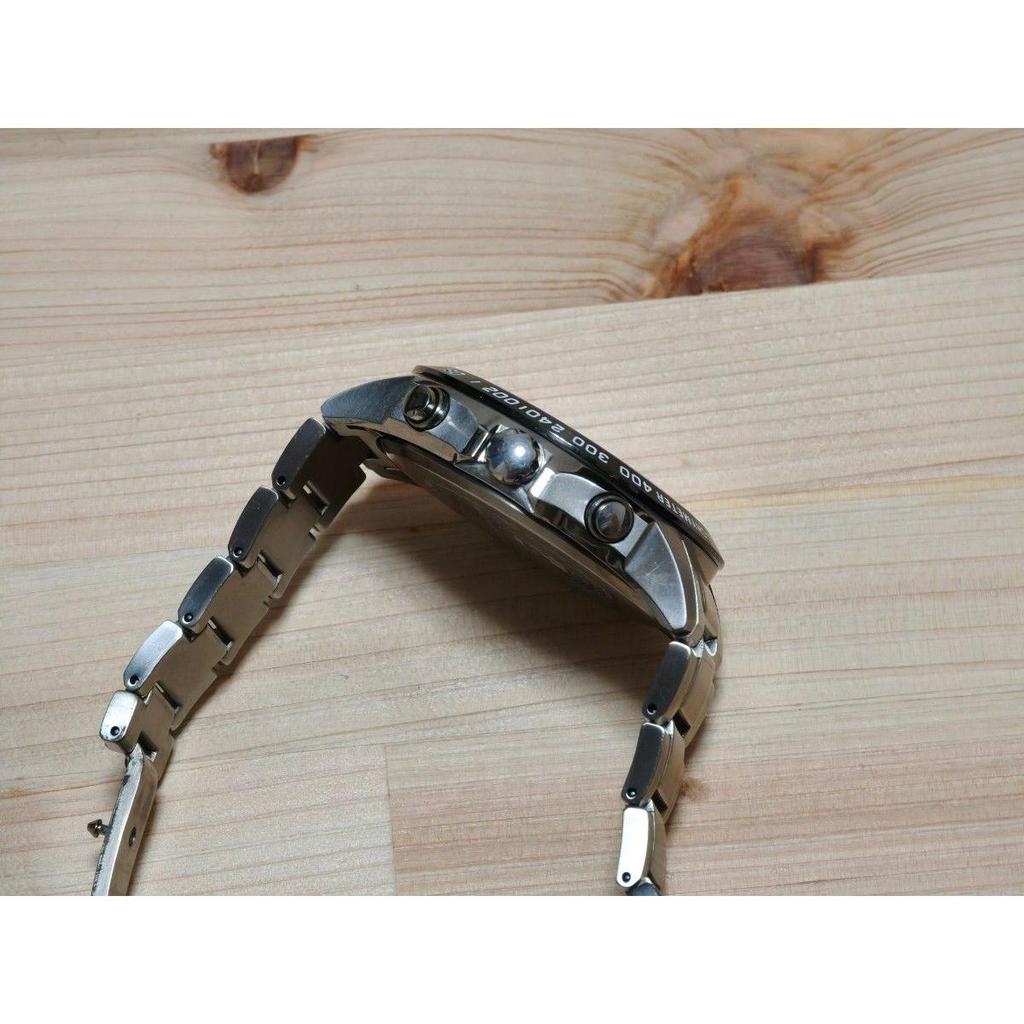 Used CITIZEN Quartz Analog Watch E610-T016251 ATTESA Solar Radio Eco Drive Chronograph