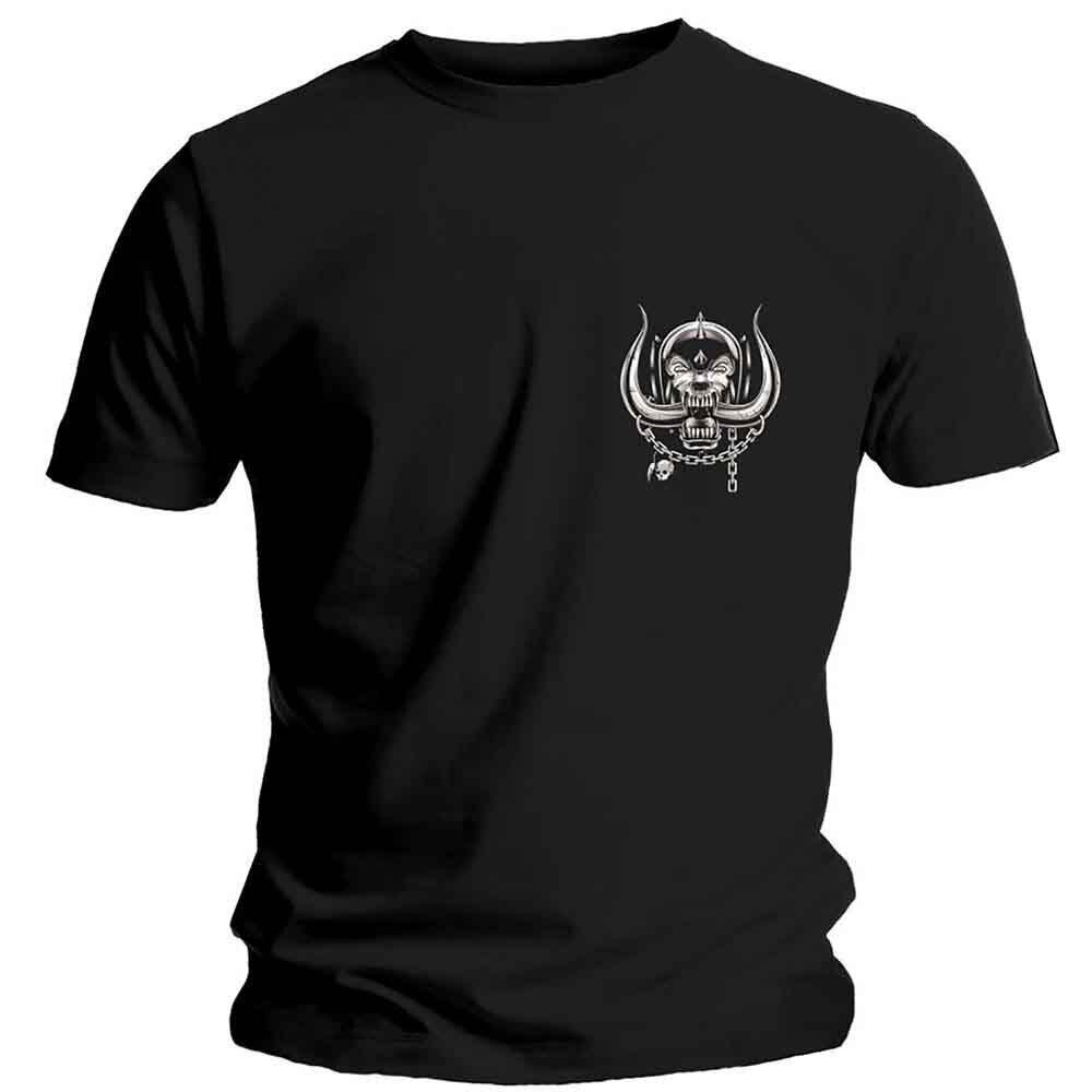 Motörhead Pocket Logo T-Shirt Black New Unisex T-Shirt M