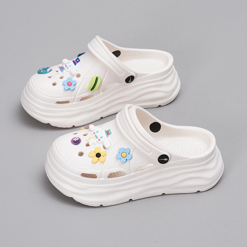 Cartoon soft bottom heightening slippers new