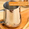 Stainless Steel Pulling Jar Engraving Measuring Cup Milk Bubble Cup,350/600/1000ml