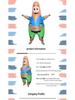 Cross-Border Hot Sale Halloween Festival Party Patrick Star Inflatable Costume Prop