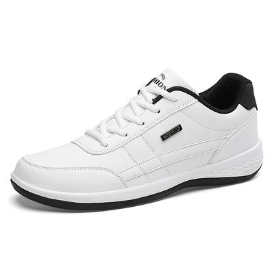 Leather Men Shoes Trend Casual Male Sneakers Breathable Leisure Men 'S Shoes Non -Slip Men Vulcanized Shoes Plus Size Eur50