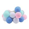 Outdoor LED Cotton Ball String Lights - Perfect for Tents, Weddings, Parties, and Birthdays