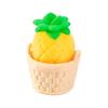 3D Printed Fruit Fidget Clicker Toy, Cute Press Button Sensory Toy, Miniature Fruit Basket Stress Relief Toy for Office Desk