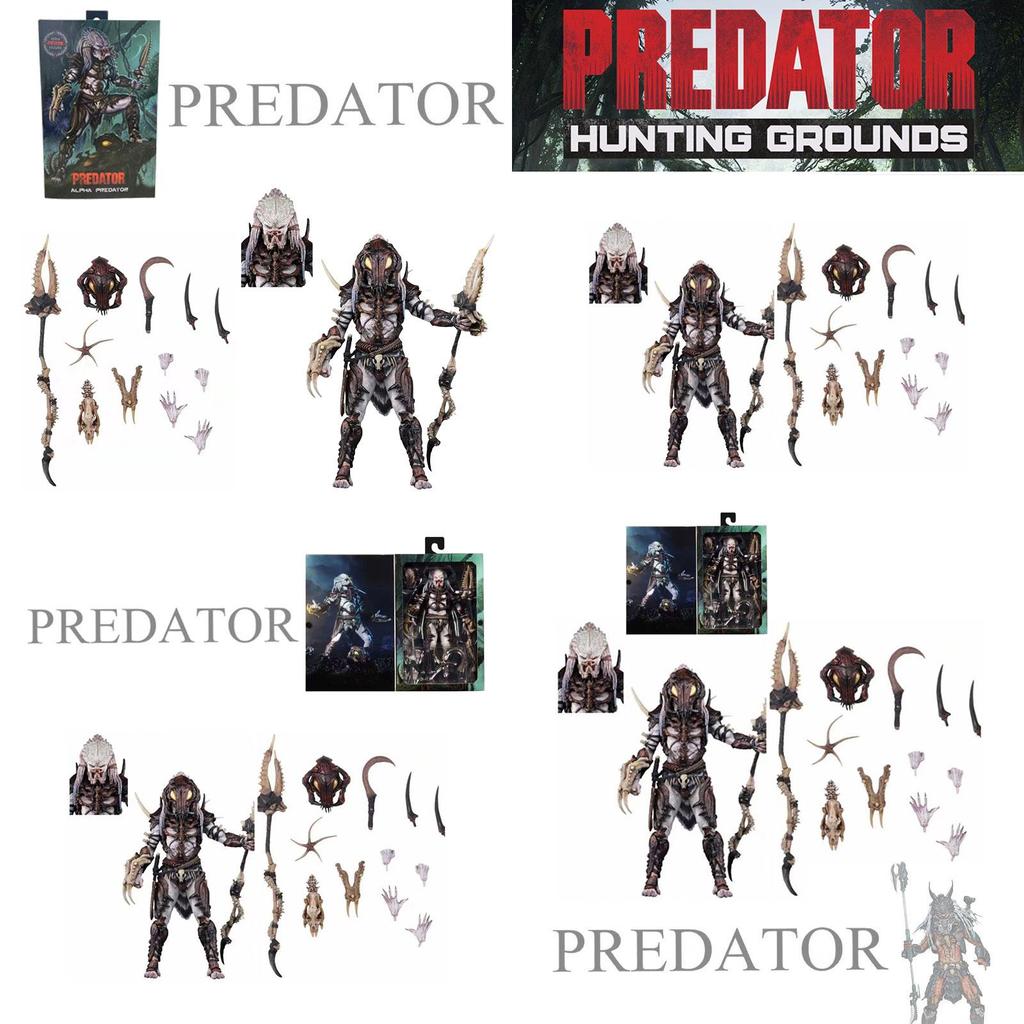 Neca51575 Authentischer Iron Blood Warrior Alpha 7-Zoll Bewegliche Actionfigur Predator Charakter PVC-Material 16cm Höhe