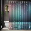 Douchegordijn Met Waterdruppels Ontwerp Waterdicht Badscherm Huisdecoratie 3D Printen Elegante Badkameraccessoires