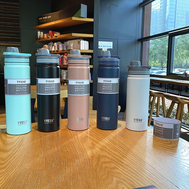 Tyeso Ice King Insulated Sports Bottle - Large Capacity for Men & Women
