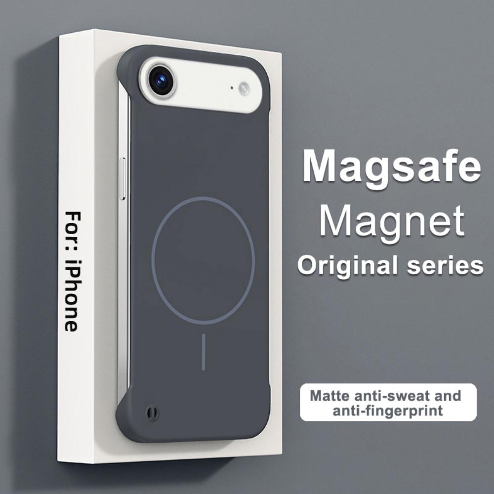 

For Magsafe Ultrathin Frameless Magnetic Phone Case for iPhone 17 16 Pro 15 14 Plus 13 12 11 Pro Max Air PC Funda Cases iPhone 16