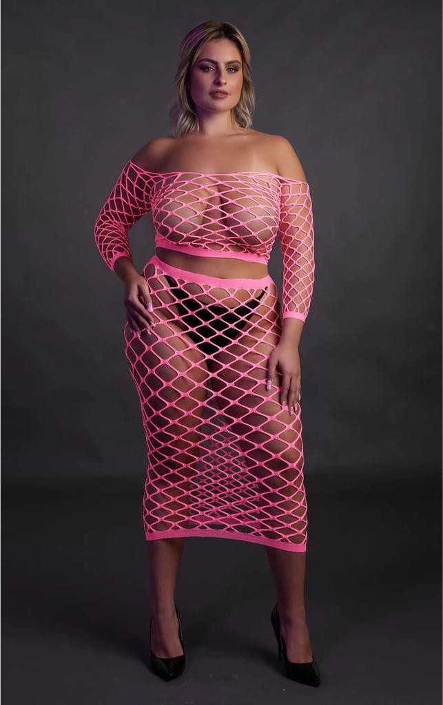Long Sleeve Top with Long Skirt XL/XXXXL Ouch! by Shots