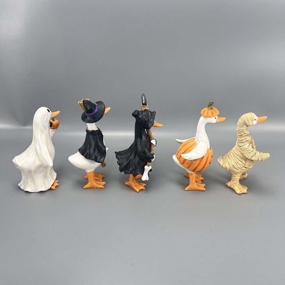 Wasserdichte Halloween-Entenfigur Kreative Geisterkürbis-Skulptur Kinderzimmer
