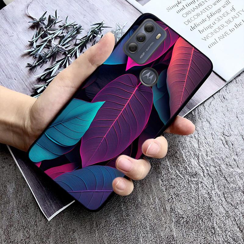 Tropical Leaf Palm Leaves Phone Case For Moto G84 G23 G24 G31 G32 G41 G51 G52 G53 G54 G71 G82 G42 G62 G200 G Play G Stylus