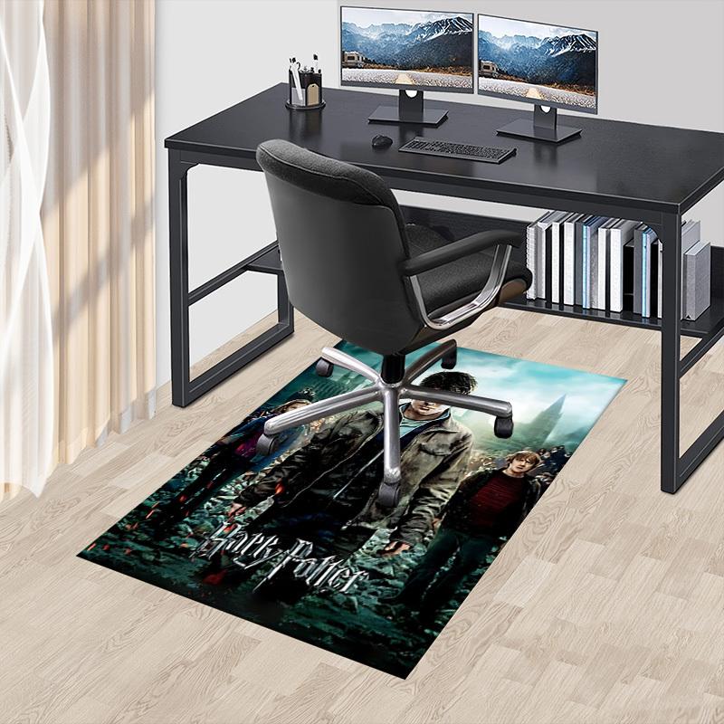1pc Harry Potter Carpet, for Home & Office Decor, Desk Chair Carpet, Festive Gift,Conference Room CarpetL1287