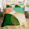 Floral Abstract Geometric King Duvet Cover Boho Exotic Bedding Set Colorful Retro Flower Comforter Cover Polyester Quilt Cover