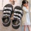Mädchen Sandalen Sommer Neu Kinder Prinzessinnen Schuhe Mittlere und Große Kinder Strand Durchbrochene Finger Schuhe Weiche Sohle Schuhe