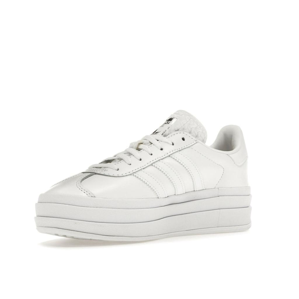 Adidas Gazelle Bold Triple White Damen Sneaker Wolkenweiß IE5130