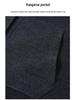Women's Gray Woolen Skirt & Baseball Jacket Set - Korean Academy Style