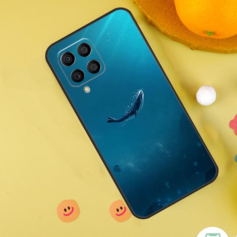 Ocean Whale Shark Swimming Case For Samsung Galaxy M15 M35 M55 M11 M14 M34 M54 M31 M13 M53 M51 M12 M32 M52 M16 M36 M56