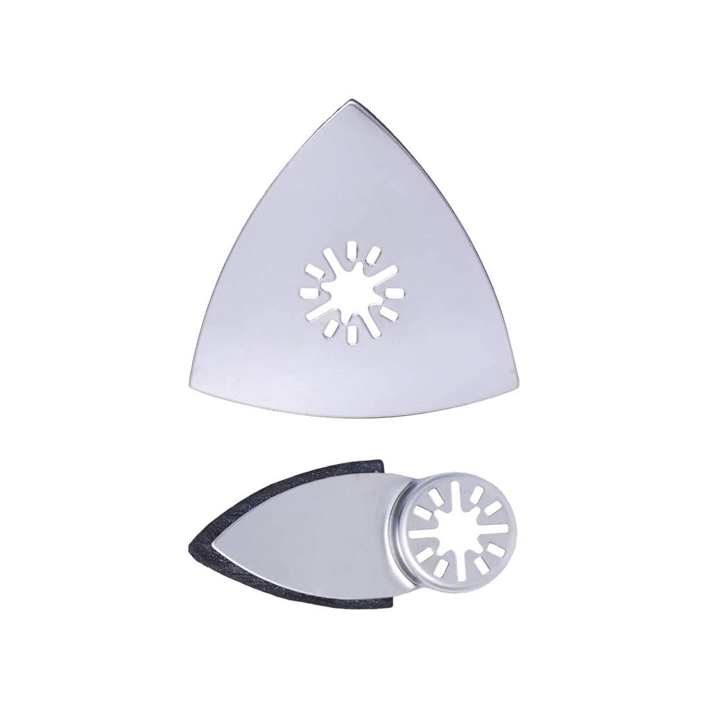 Ligefoy Replacement Blade Sandpaper and Sanding Compatible with and HiKOKI Set for Abrasive Tools and Woodworking Multi-Tool Set, Pads, Bosch, Makita,