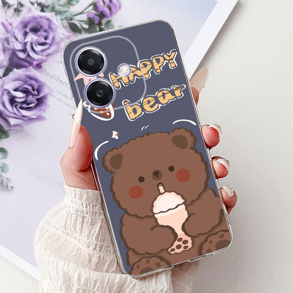For Oppo A3x Case OPPO A3 Phone Cases CPH2681 CPH2641 CPH2669 A40 A40M Fundas Popular Butterfly Cover Soft Clear Silicone Bumper