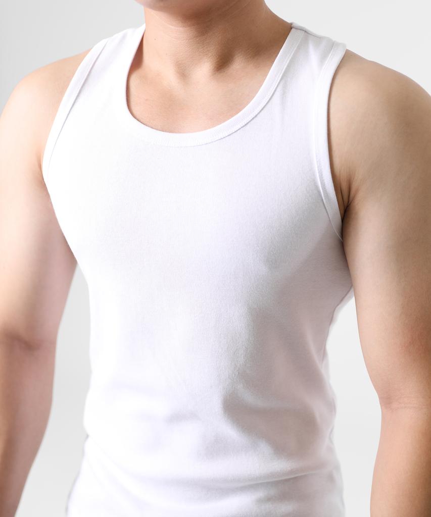 Lambeulla Stretch Tank Top Sleeveless [White]