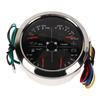 Fuel Gauge, Rpm Gauge, Stainless Steel 85mm 4 In1 Universal Guage Fuel Level Oil Pressure Water Temp Meter Tachometer Gauge Fuel Pressure Gauge for