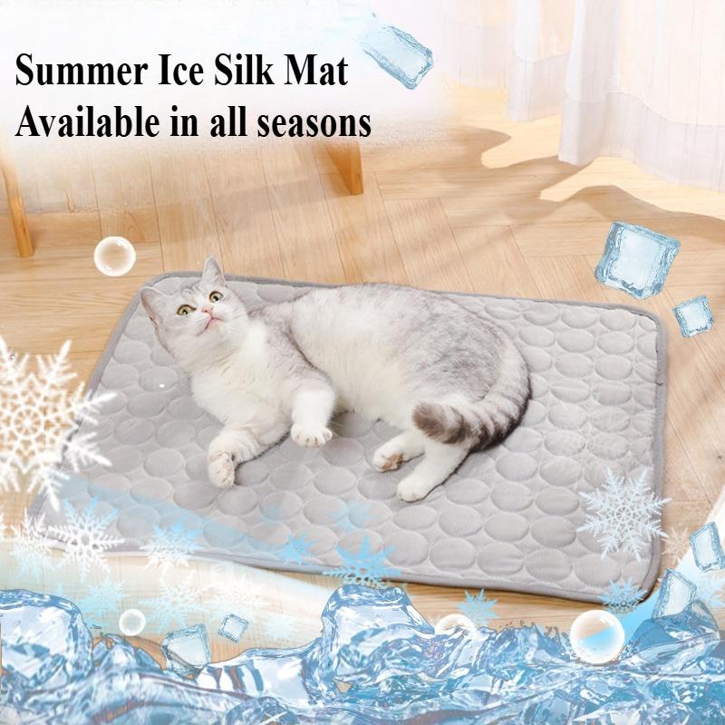 Breathable Mesh Cooling Pad for Cats, Small Dogs - Keeps Pets Cool, Comfortable, Cooling Mat for Dogs, Stylish Pet Accessory
