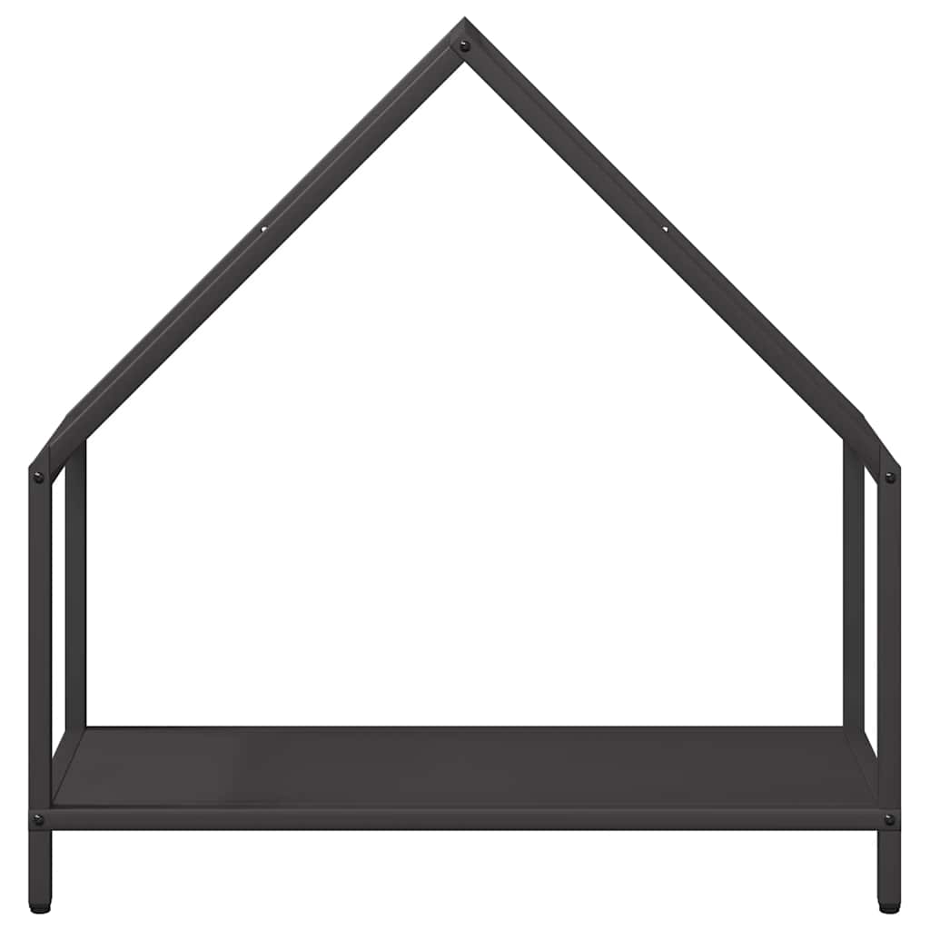 Firewood Rack Black 60x25x60 cm Cold Rolled Steel