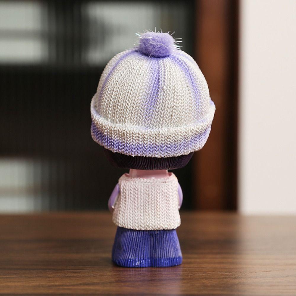 Resin Miniature Sweet Boy Girl Figures Bobblehead Wedding Decoration Doll  Hobby Collectibles Gifts