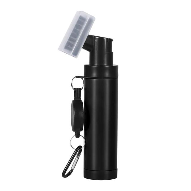 Professional Golf Club Head Cleaning Brush Spray Bottle Groove Tube Golf Brush With Retractable Hook