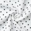Polka dot neck lace-up dress, European and American summer new pleated waist skirt, backless dress