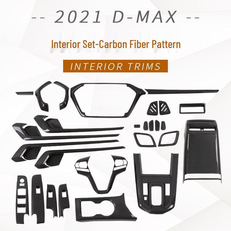 Isuzu 2020 D-MAX Steering Wheel, Armrest, and Shift Panel Decorative Stickers