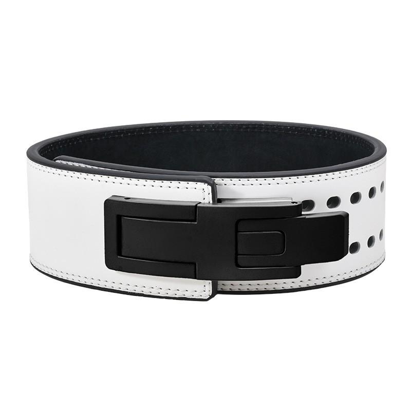 Cowhide Bodybuilding Exercise Squat Hard Pull Strength Weightlifting Professional Lever Buckle Belt Protection Power Waist