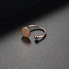 European & American Fashion Bright Open Round Ring