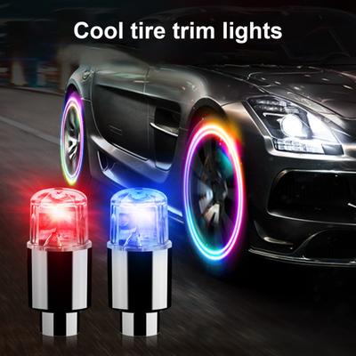 Compact Valve Stem Cap Lights Strong General Performance Long-lasting Use Replacement