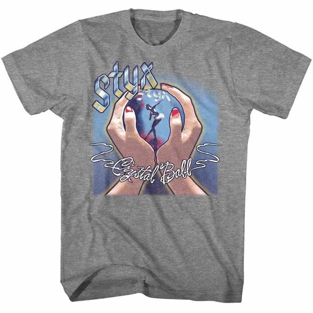 Styx Crystal Ball Album Men s T Shirt 4XL