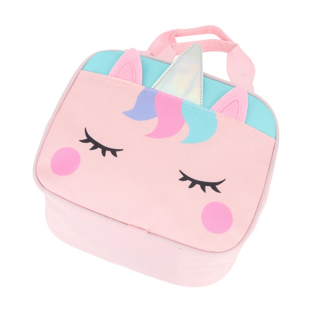 Children S Meal Bag Thick Handle Oxford Fabric Colourfast Cute Portable Kids Lunch Bag for Kids Boys and Girls Unicorn