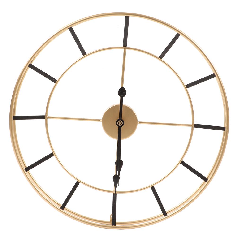 Wall Clock Electrostatic Spray Paint Round Simple Design Silent Wall Clock for Home Decoration Gifts