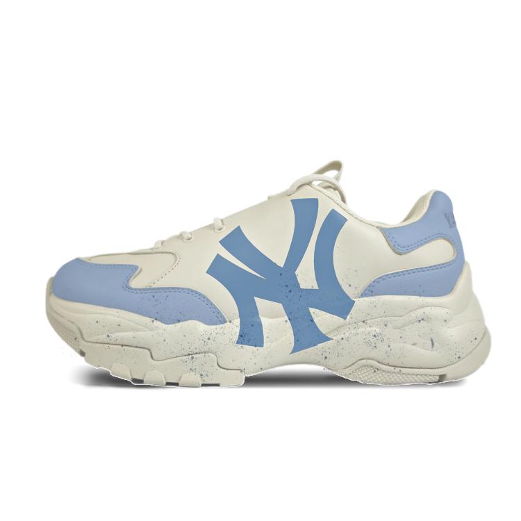 MLB Big Ball Chunky Low top Chunky Sneakers Unisex Ecru 3ASHC104N-50BGS(Team352-) 40.5