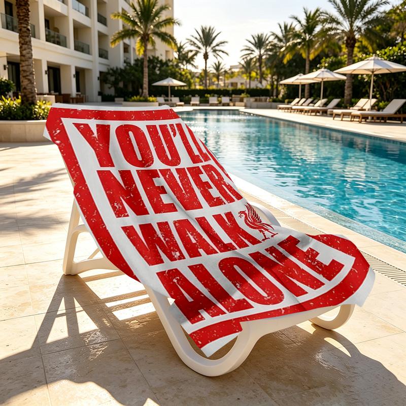 Football club.C Print Beach Towel Design, Soft, Lightweight. for Home Bathroom, Spa, Pool, Yoga, Surfing, Camping, Gift for Family, Friend