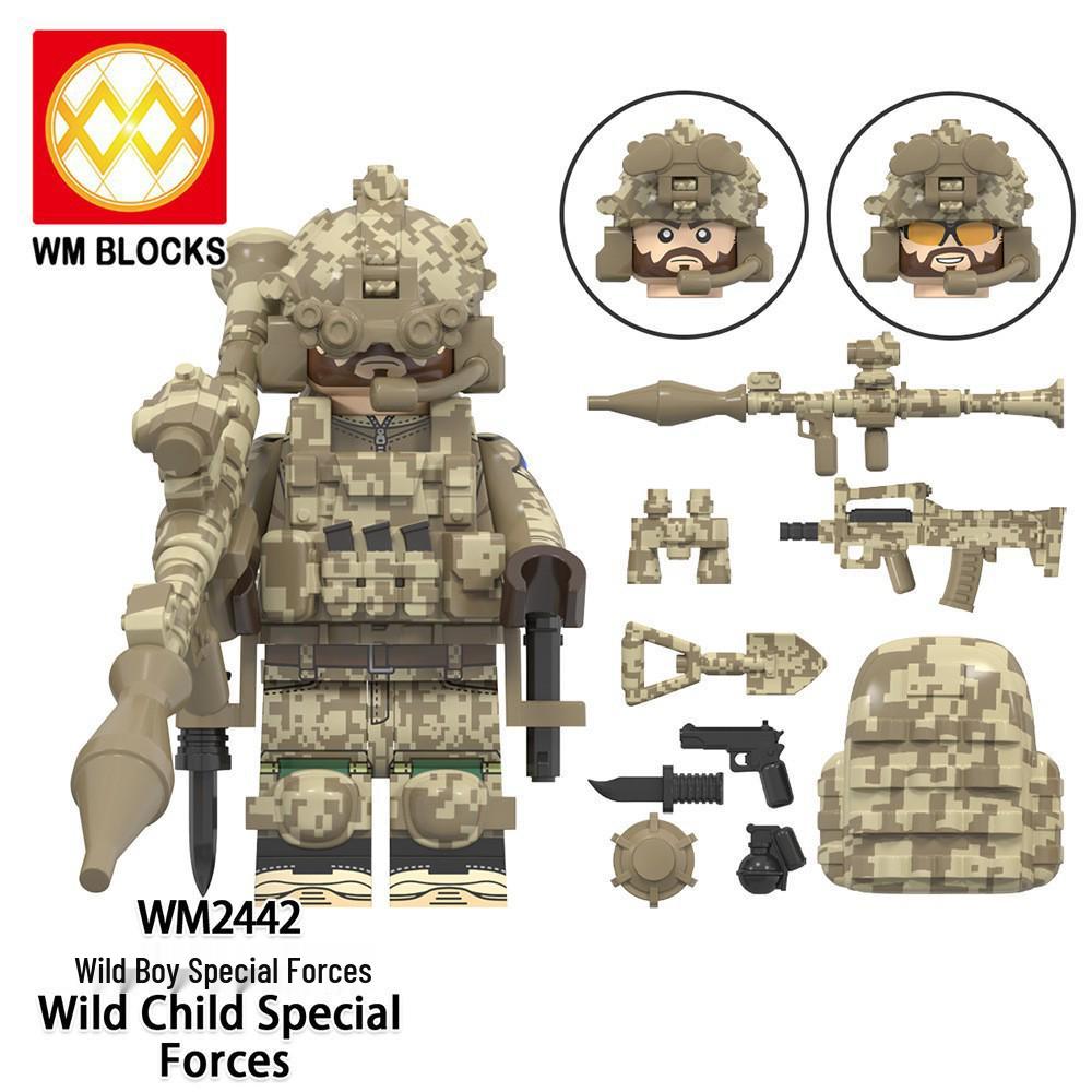 WM6147 Military Series Special Forces Children s Building Block Figures