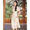 Elegant New Chinese Style Short Sleeve Mid-Length Dress