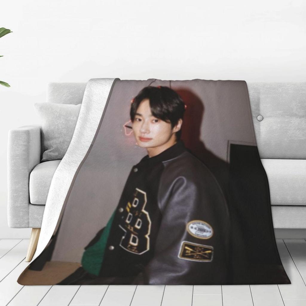 Byeon Woo Seok Korea Schauspieler Decke Ultra-Weich Fleece Heilendes Geschenk Überwurfdecken Steppdecke