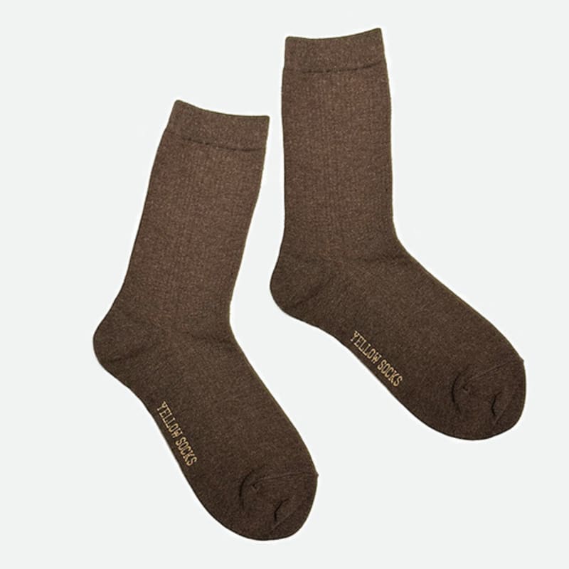 YELLOWSOCKS SOFT GOLGI BROWN