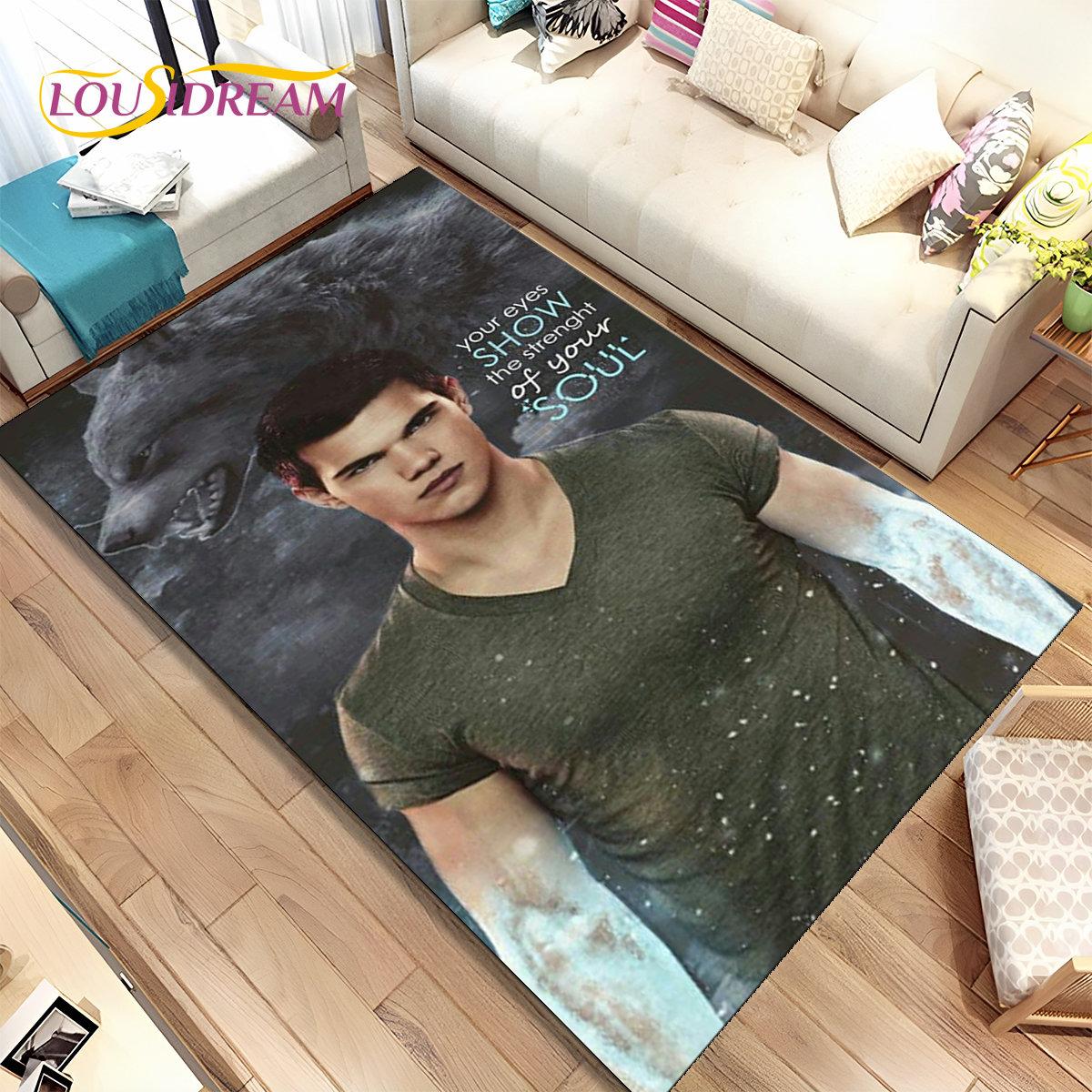 

The Twilight Saga HD Printed Area Rug Large,Carpet Rug for Living Room Bedroom Sofa Doormat Decoration, Kids Non-slip Floor Mat 40x60cm(15x23in)