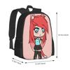 Gacha Life Klau Pattern Design Bag Student's Backpack Gachaverse Gachaworld Anime Manga Lunime Mike Bloxburg Game Online