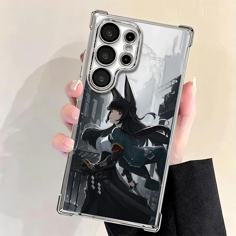 Zenless Zone Zero Hoshimi Miyabi Plating Phone Case For Samsung Galaxy S24 S25 FE S26 Edge S23 Ultra S22 S21 Plus S20 Anti-Fall