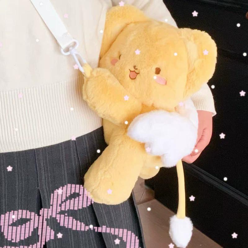 Anime Plush Prone Doll Itabag Detachable Strap Shoulder Messenger Bag Cute ACG Accessory