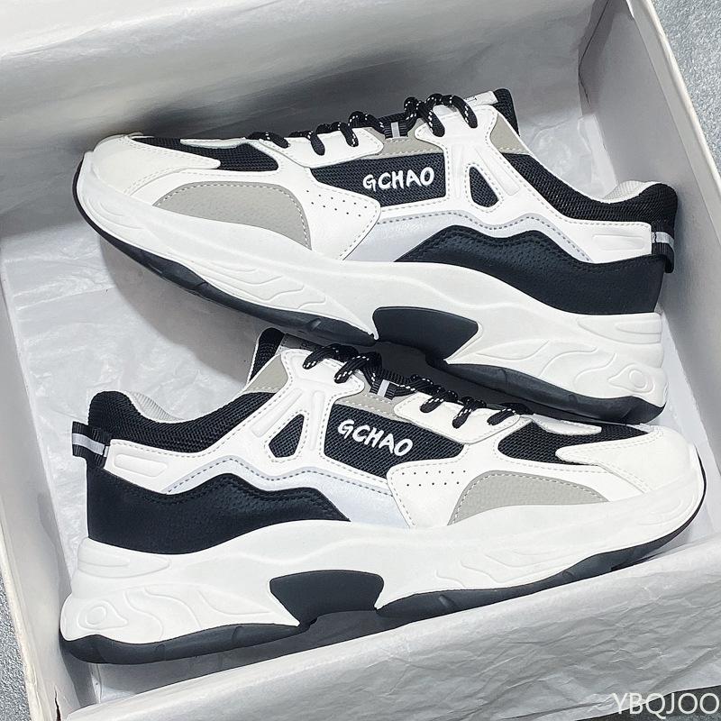 Herrenschuhe Frühling Sommer atmungsaktiv neuer Trend vielseitig Laufen dünnes Mesh Sportlich lässig schlicht bequem Board-Schuhe