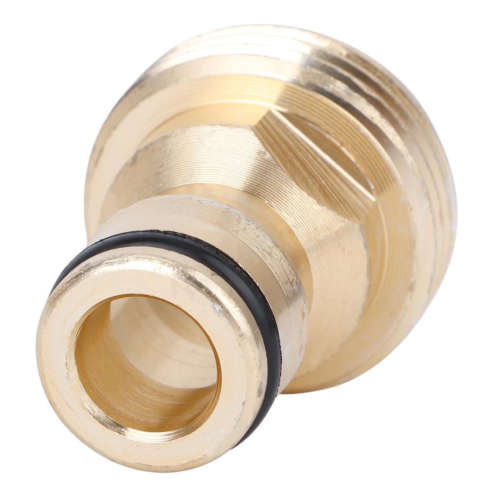 Conector de manguera de conexión rápida de aluminio de 3/4" Adaptador de tubería de agua para jardín doméstico